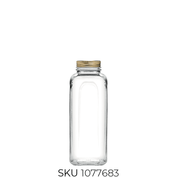 80345 Homemade Glass Jar with Lid (~1000 Cc)