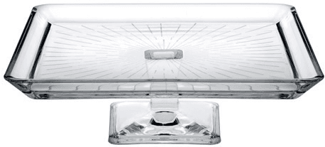 950007 Madlen Square Footed Servi̇s Plate