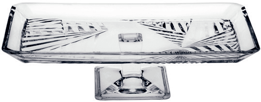 950008 Madlen Rectangular Footed Servi̇s Plate
