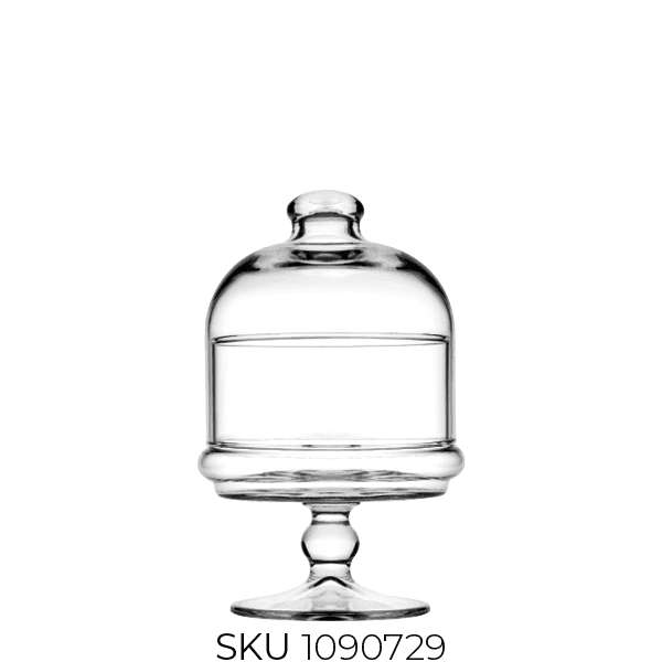 96386 Mini Patisserie Footed Ve with Lid Mi̇ni̇ Servi̇s Kasesi̇
