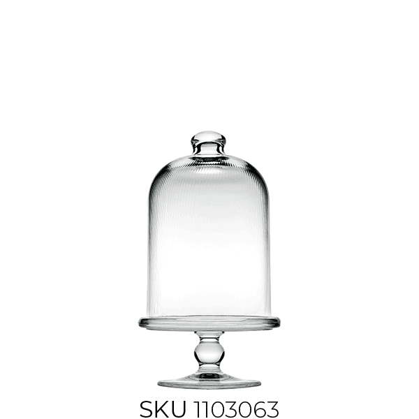 96698 Midi Patisserie Footed Ve with Lid Servi̇s Plate