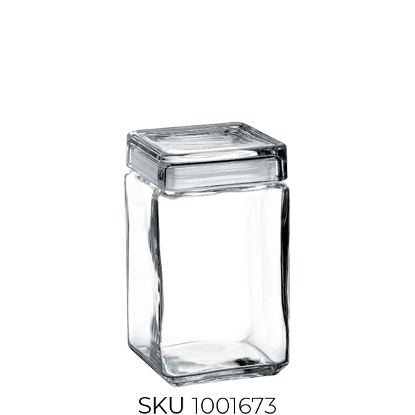 98665 Landmark Glass Jar with Lid (~1360 Cc)
