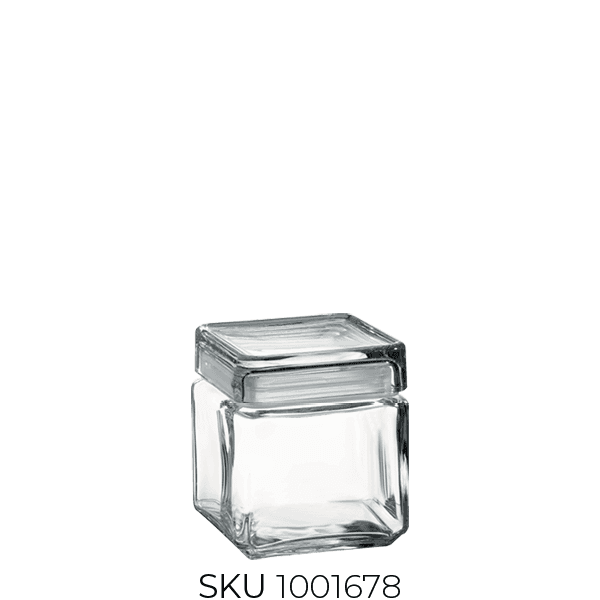 98667 Landmark Glass Jar with Lid (~750 Cc)