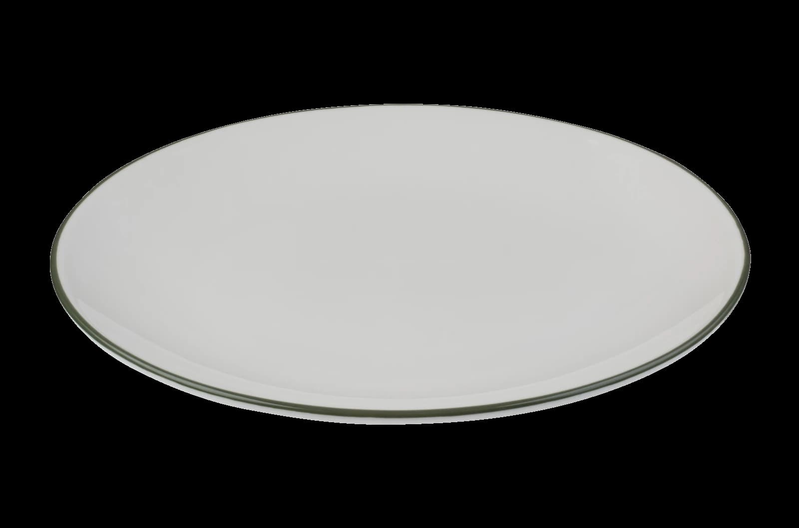 ID Fine Modest Green Lona Flat Plate 21 cm