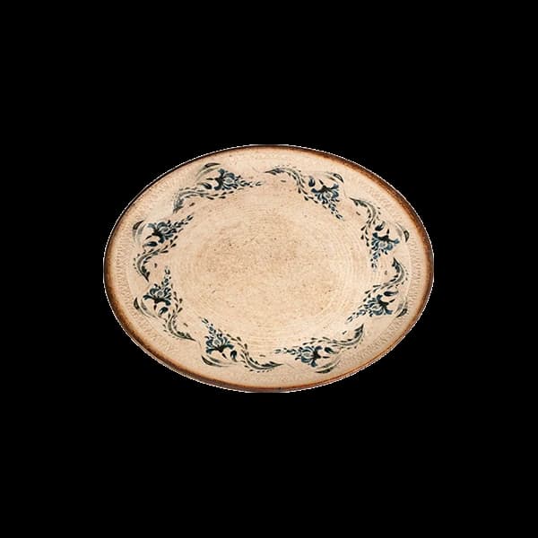 ID Fine Voyage Navy Lona Oval Plate 33 cm