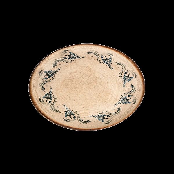 ID Fine Voyage Navy Lona Oval Plate 36 cm