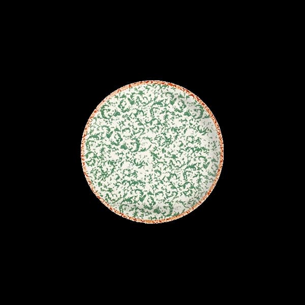 ID Fine Venecia Green Lona Flat Plate 25 cm
