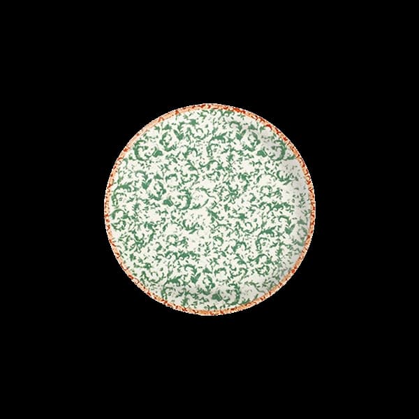 ID Fine Venecia Green Lona Flat Plate 27 cm