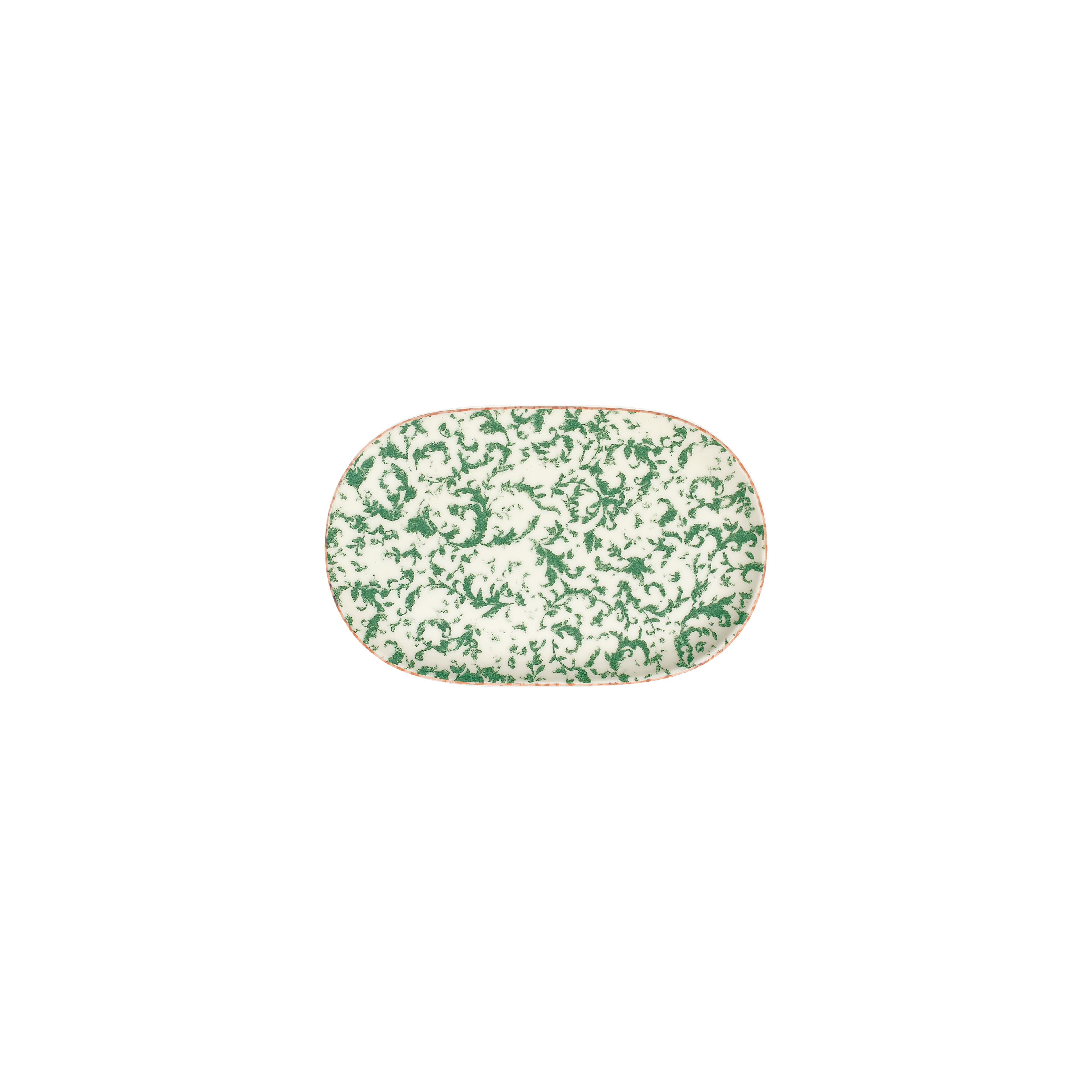ID Fine Venecia Green Magnus Oval Kayık 14 cm
