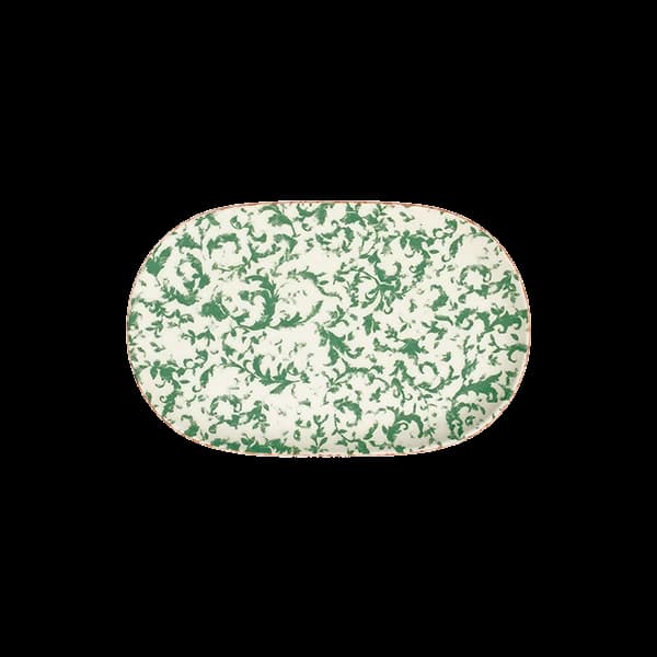 ID Fine Venecia Green Magnus Oval Kayık 33 cm