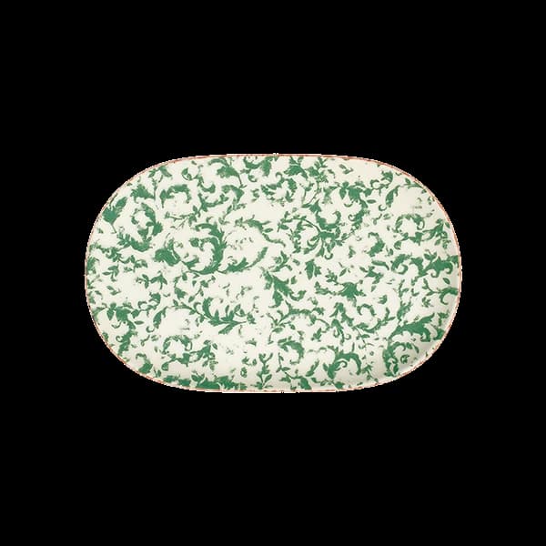 ID Fine Venecia Green Magnus Oval Kayık 37 cm