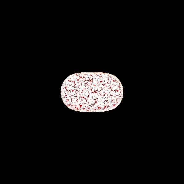 ID Fine Venecia Maroon Magnus Oval Kayık 18 cm