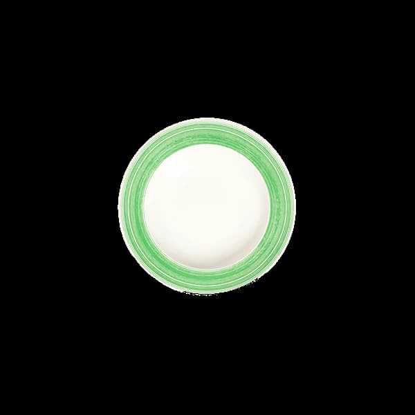 ID Fine Fresh Green Frame Deep Plate 23 cm 350 cc