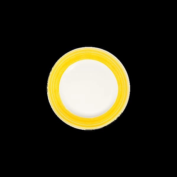 ID Fine Fresh Yellow Frame Flat Plate 25 cm