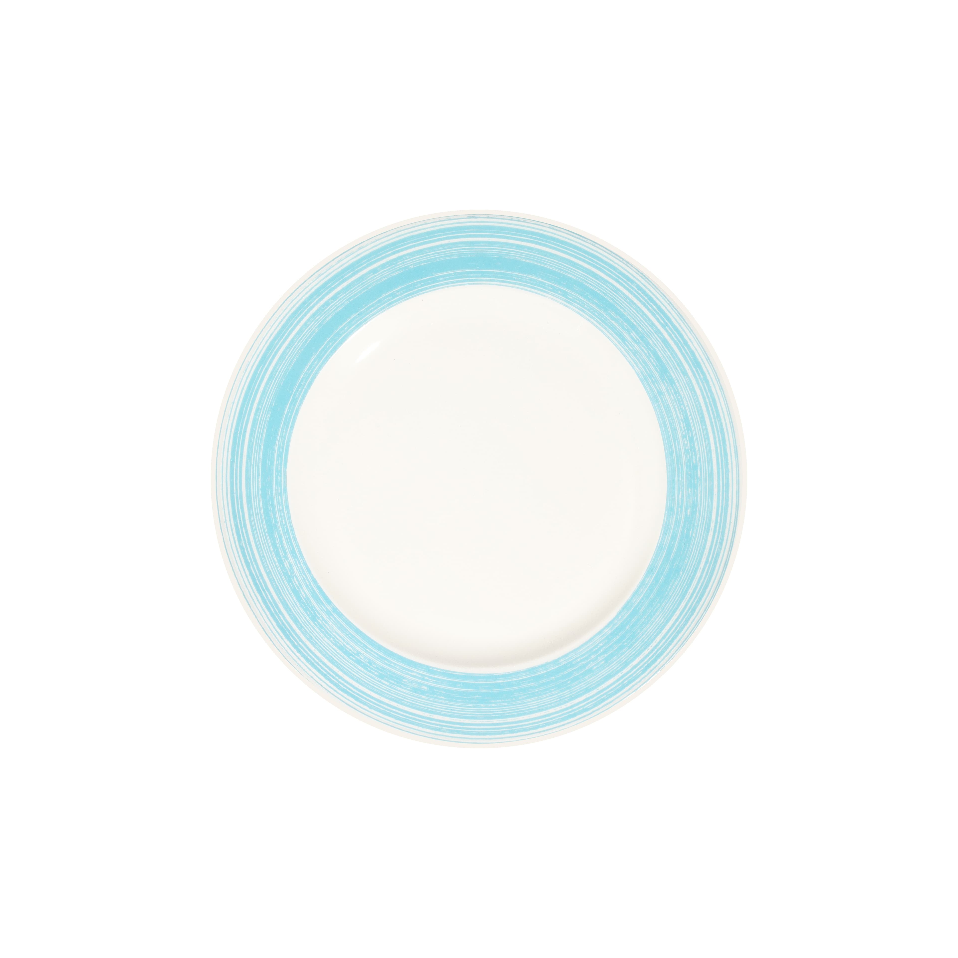 ID Fine Fresh Blue Frame Flat Plate 19 cm