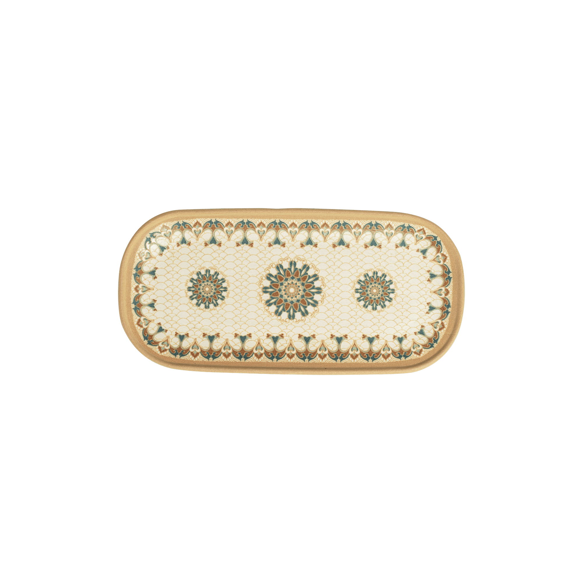 ID Fine Qasbah Tima Oval Plate 28 cm (28 * 13)