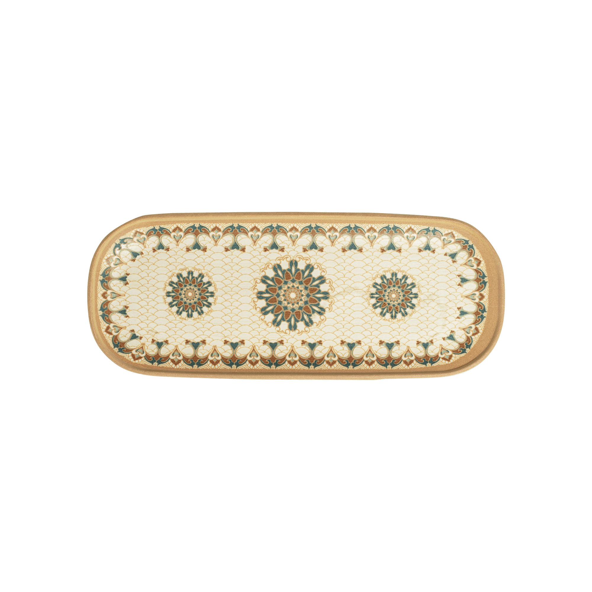 ID Fine Qasbah Tima Oval Plate 33 cm (33 * 13)