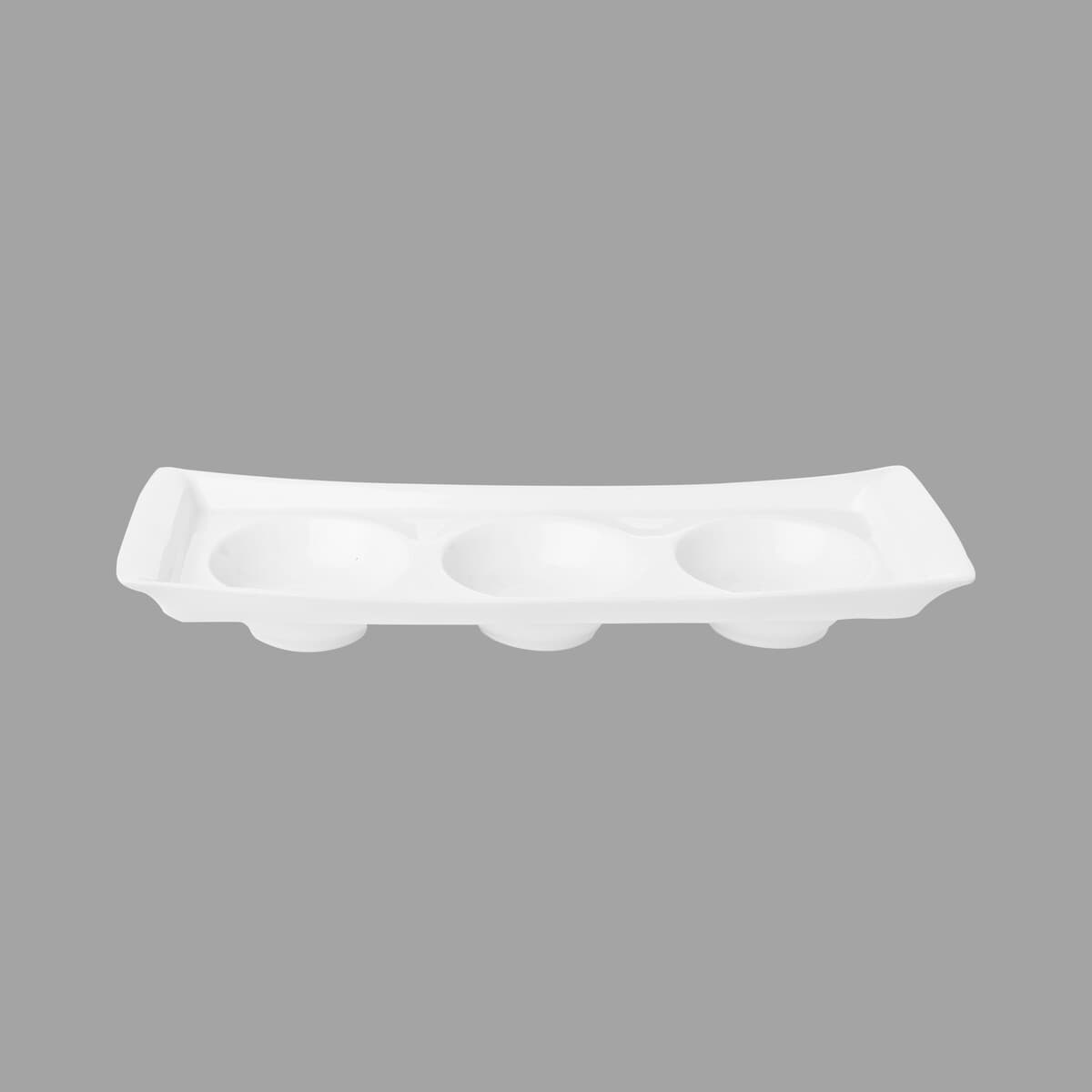 MILANO 32x12cm 3 SECTION BOWL