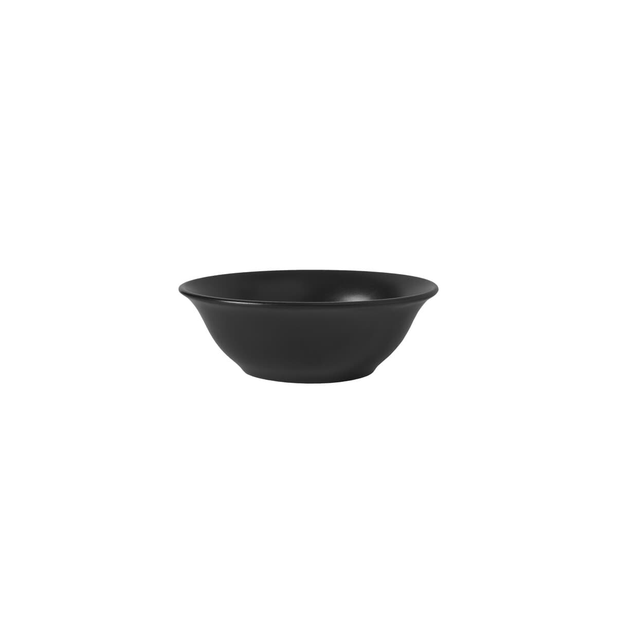 EO BPQ MATT 16cm BOWL BLACK BODRUM