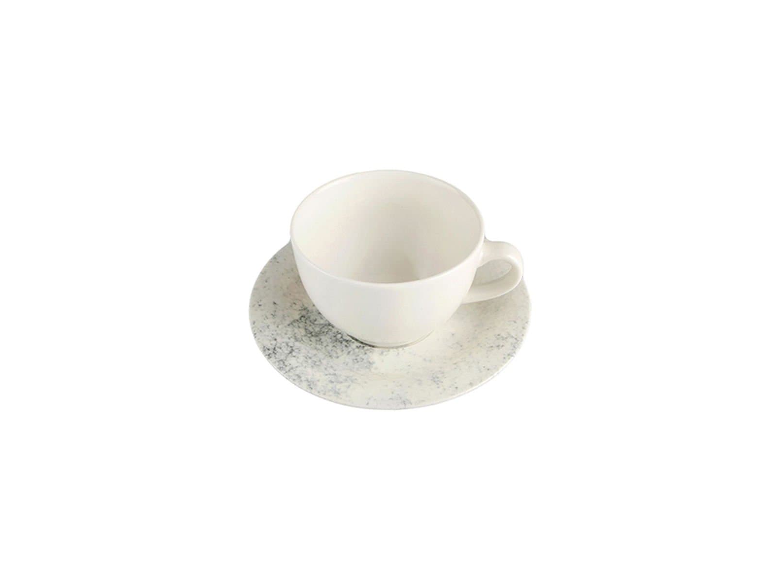 Porland Ethos Smoky Coffee Cup with Saucer 85cc 6 pieces