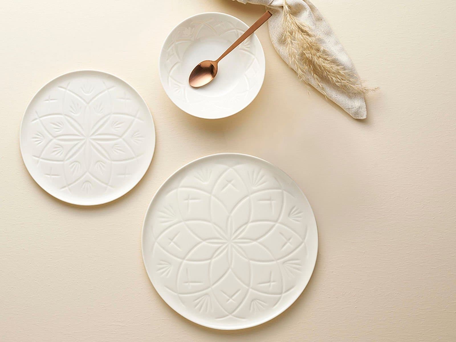 Porland Christina 3 Piece Single Dinner Set