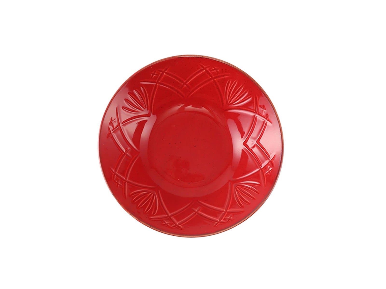 Porland Christina Red Deep Plate 20cm