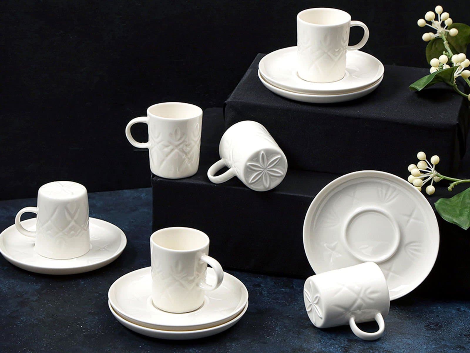 Porland Christina Alumilite 6 Person Coffee Set 80cc