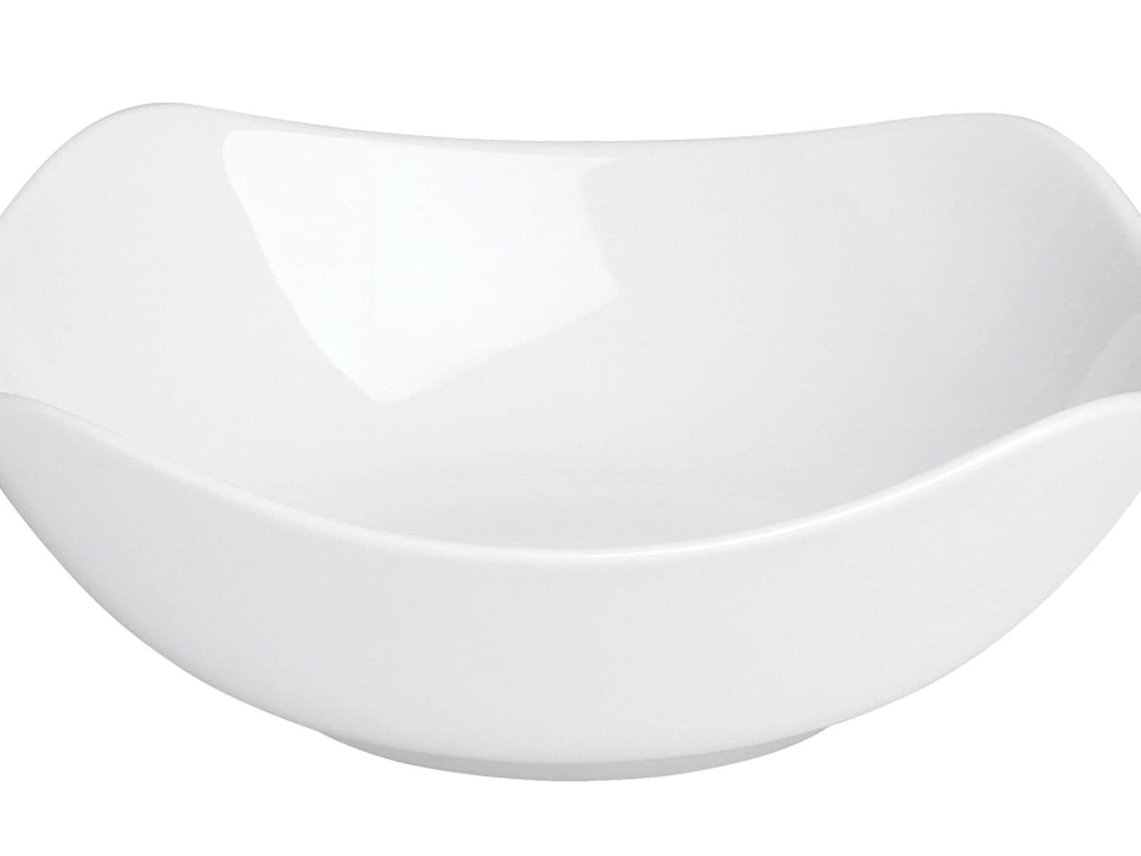 Porland Square White Bowl 18cm 6 Pieces