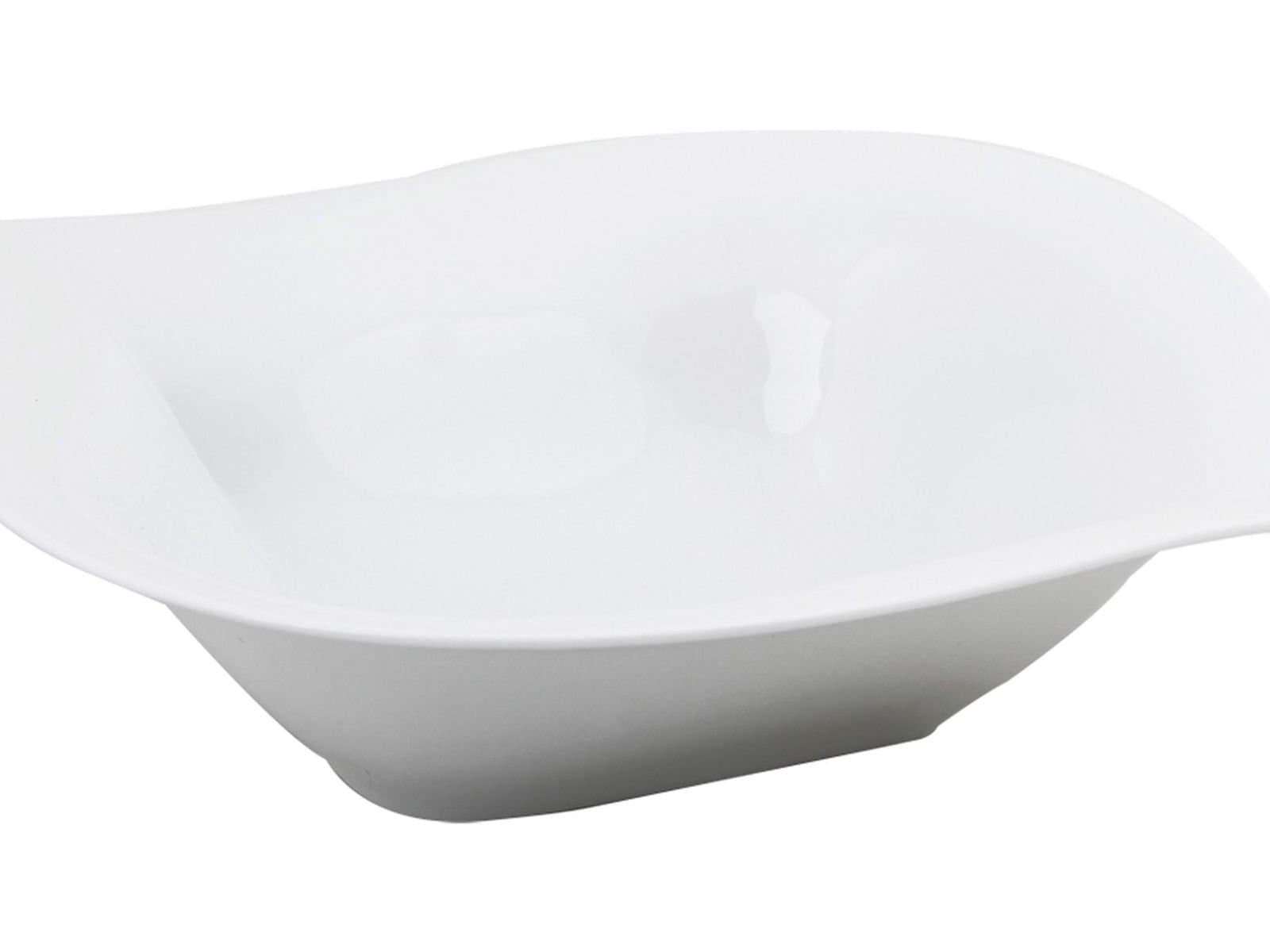 Porland Leaf White Bowl 38cm