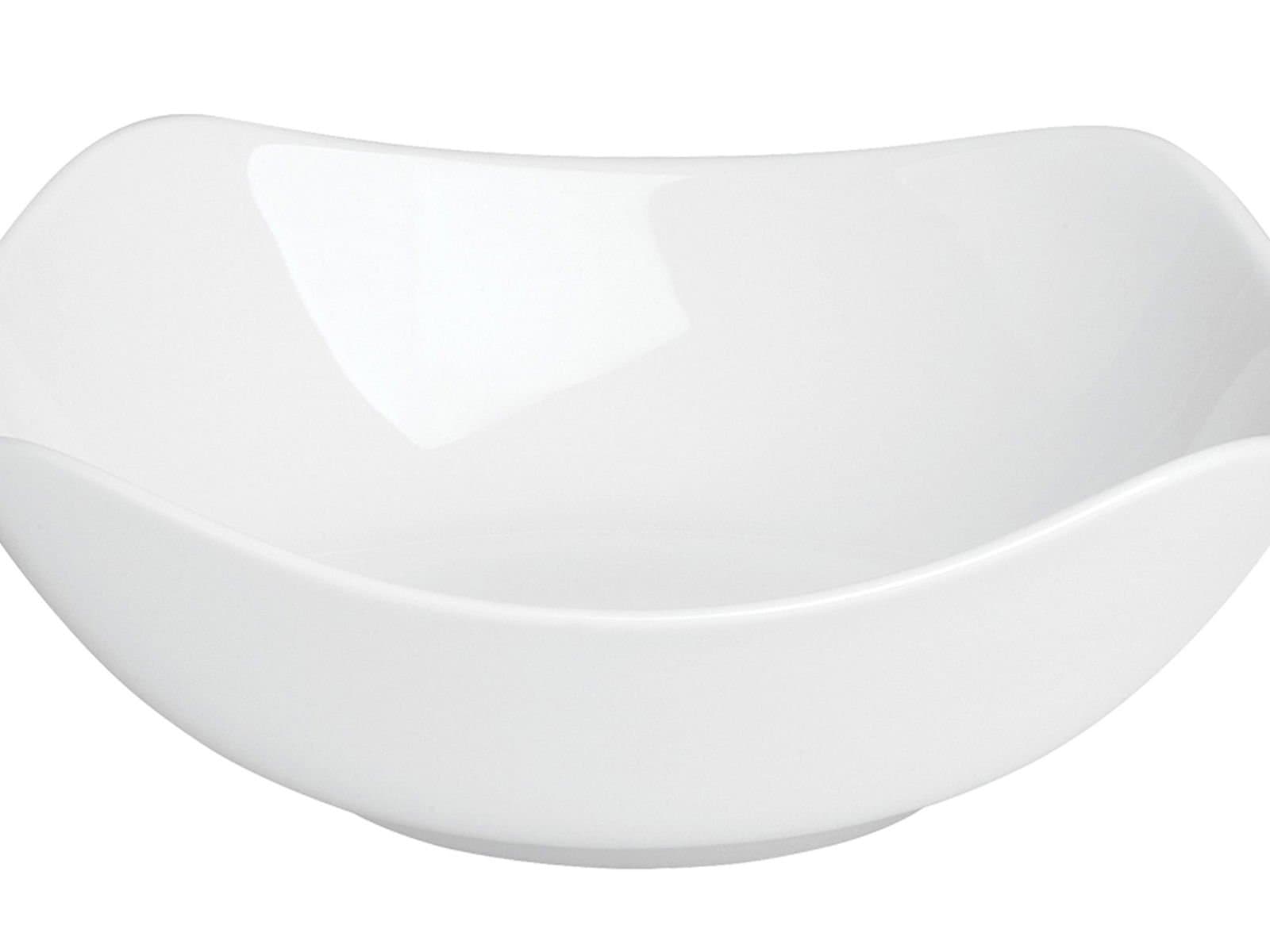 Porland Square White Bowl 20cm 2 Pieces