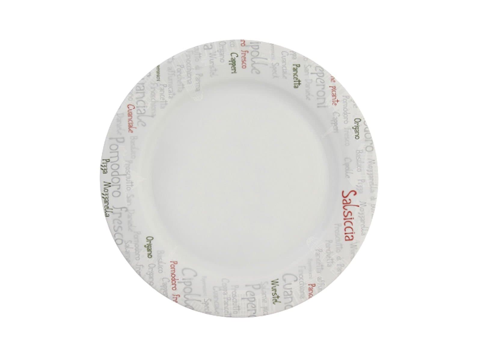 Porland Italy Flat Plate 30cm 6 Pieces