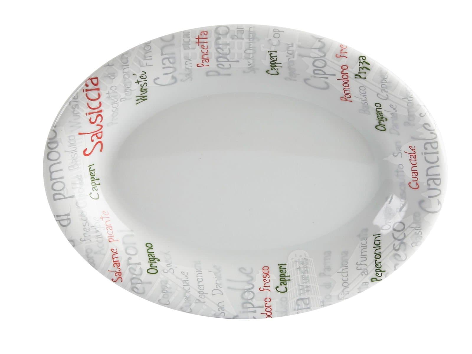 Porland Italy Boat Plate 33cm 6 Pieces