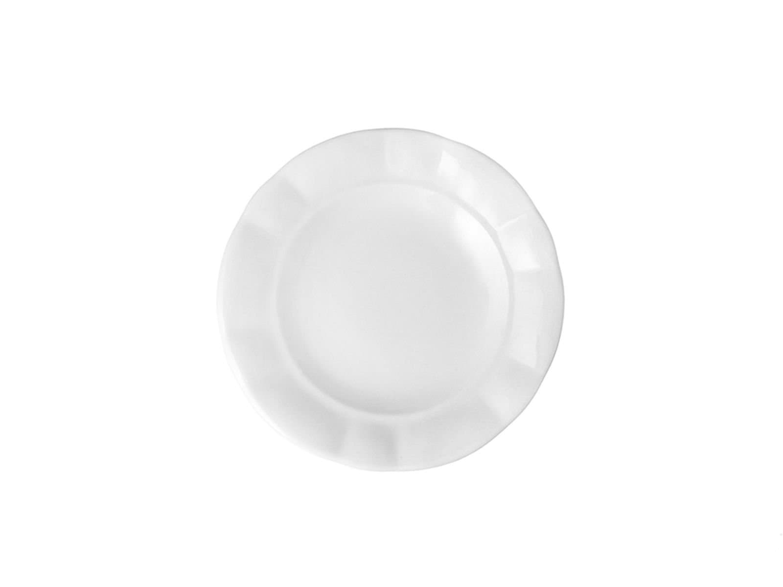 Porland Bella White Deep Plate 17cm 6 Pieces