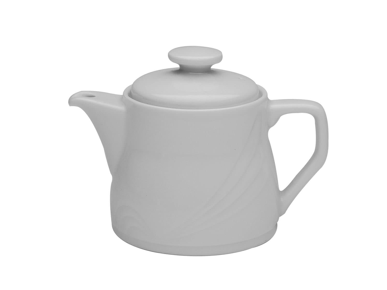Porland Halley White Lidded Teapot 760cc 6 Pieces