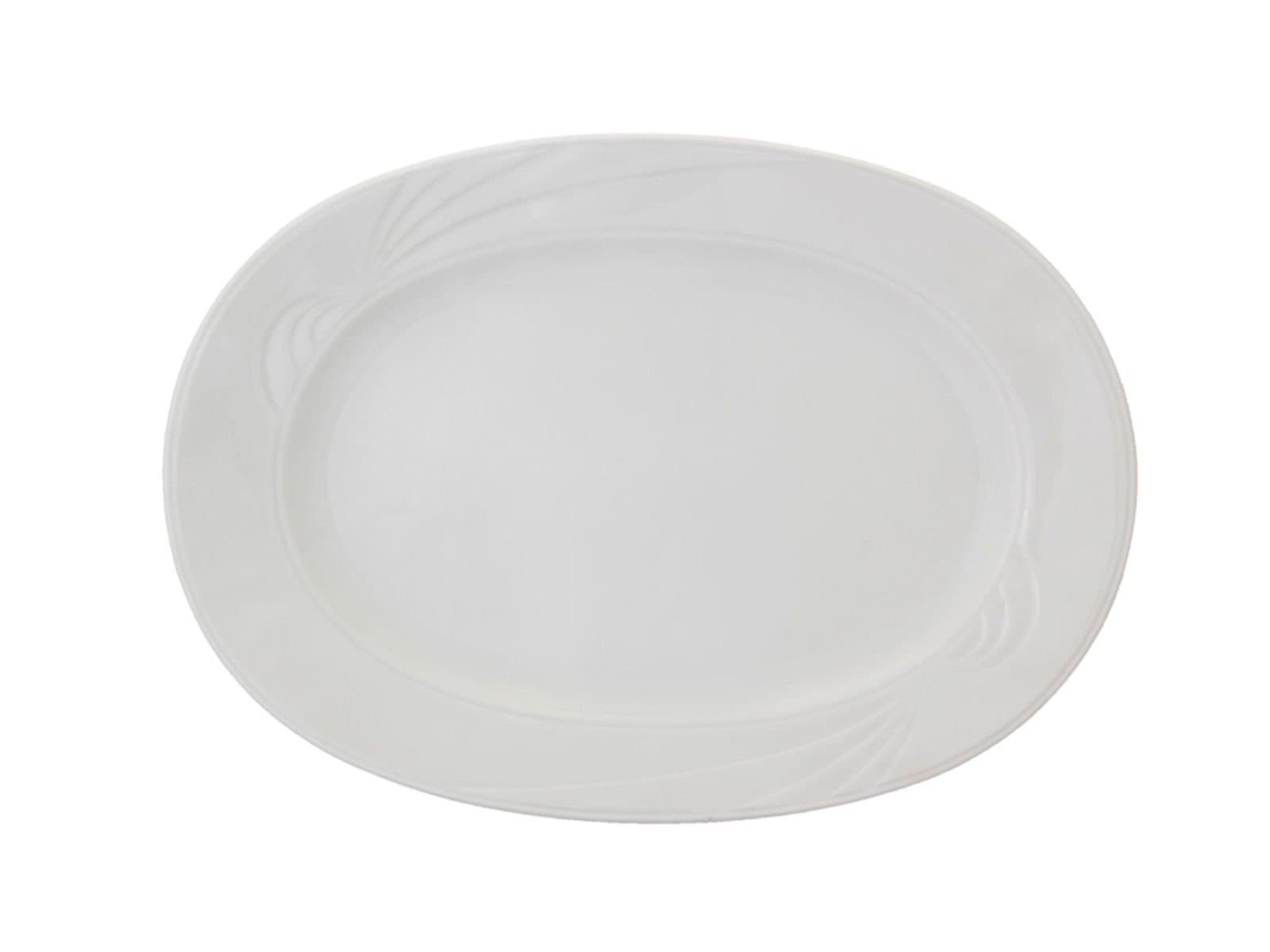 Porland Halley White Boat Plate 28cm 6 Pieces