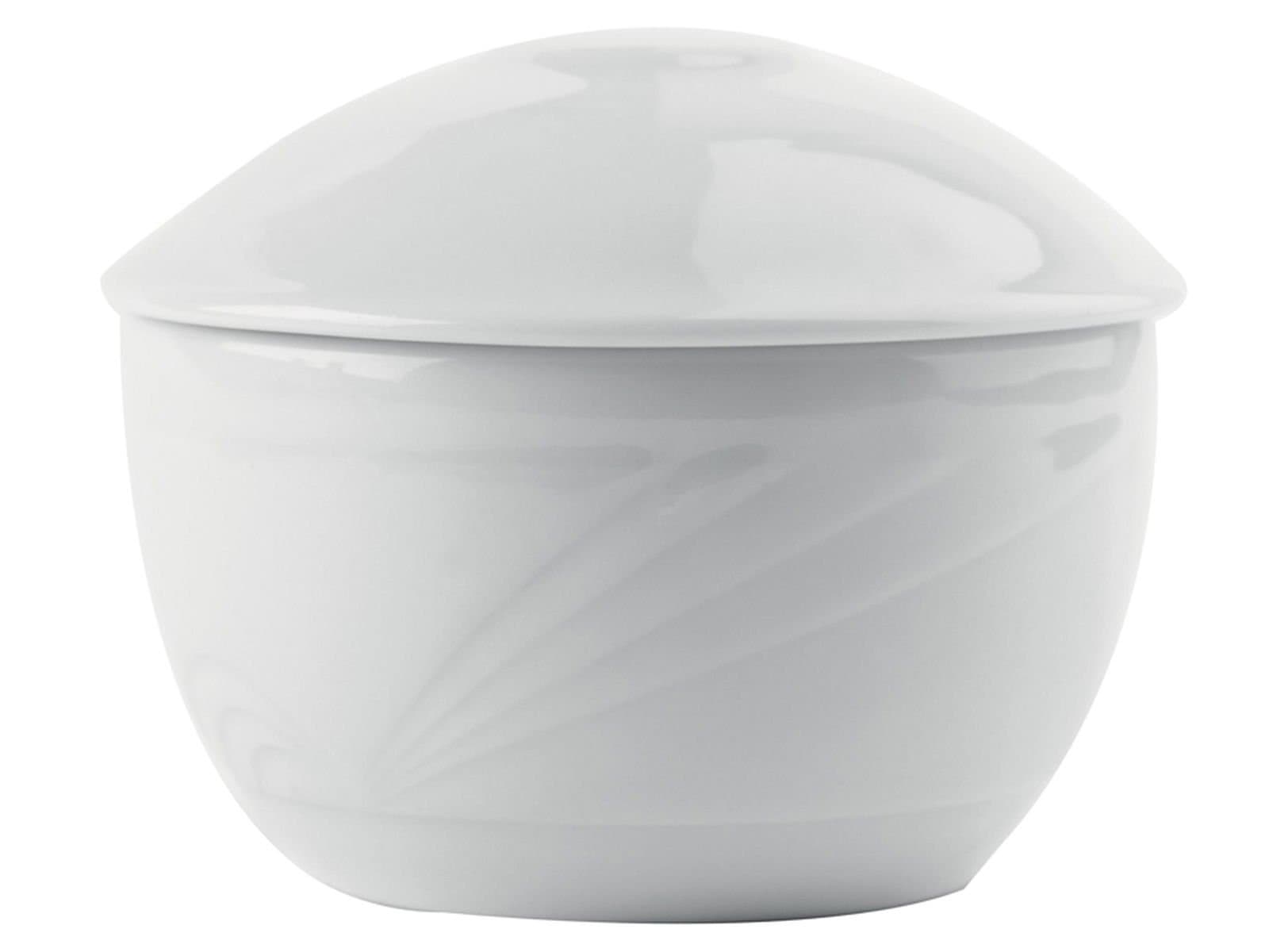Porland Halley White Lidded Sugar Bowl 210cc 6 Pieces