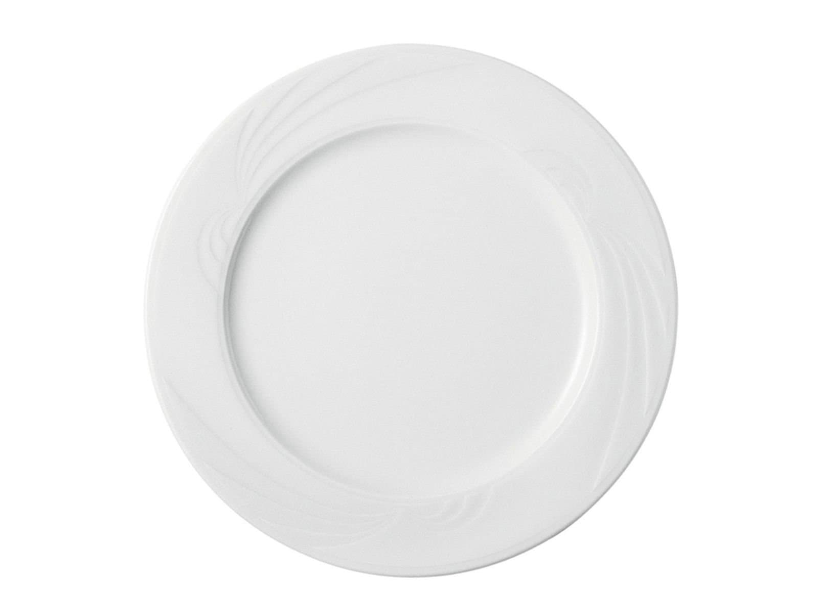 Porland Halley White Flat Plate 19cm 6 Pieces