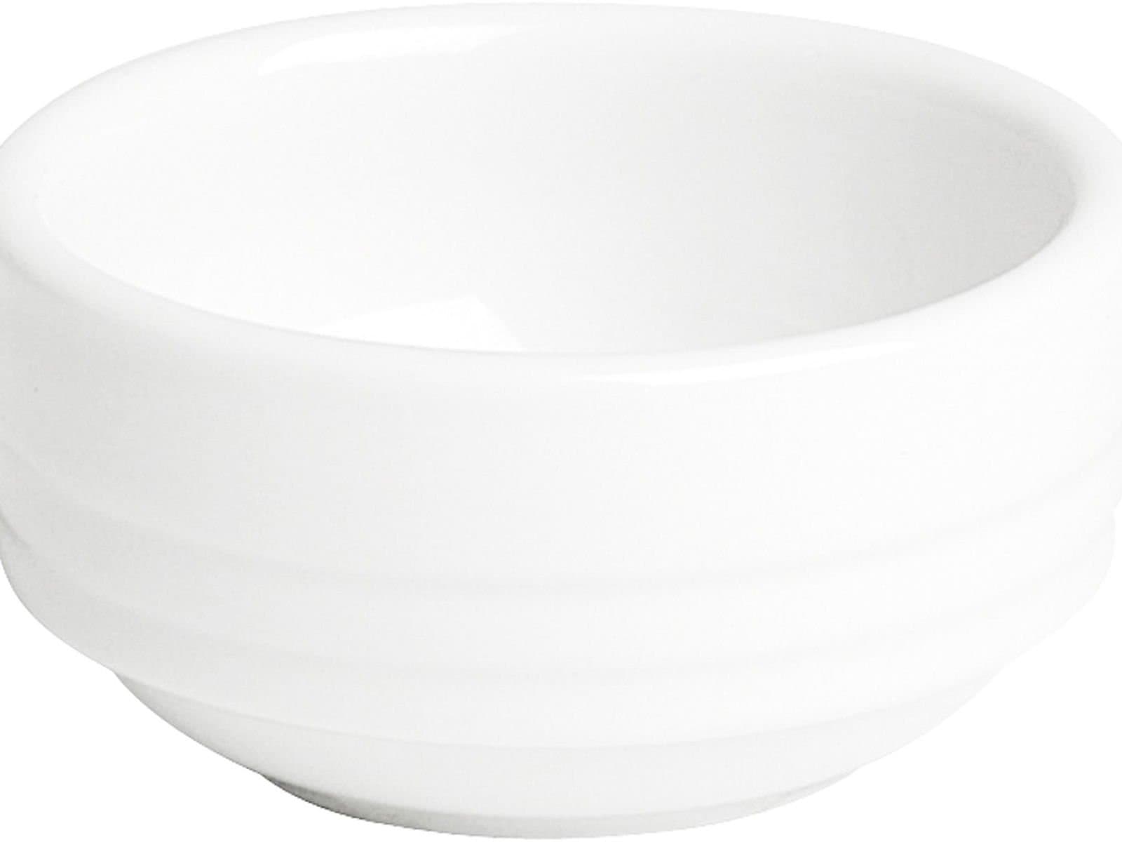 Porland Focus White Butter-Jam Bowl 6cm 6 Pieces