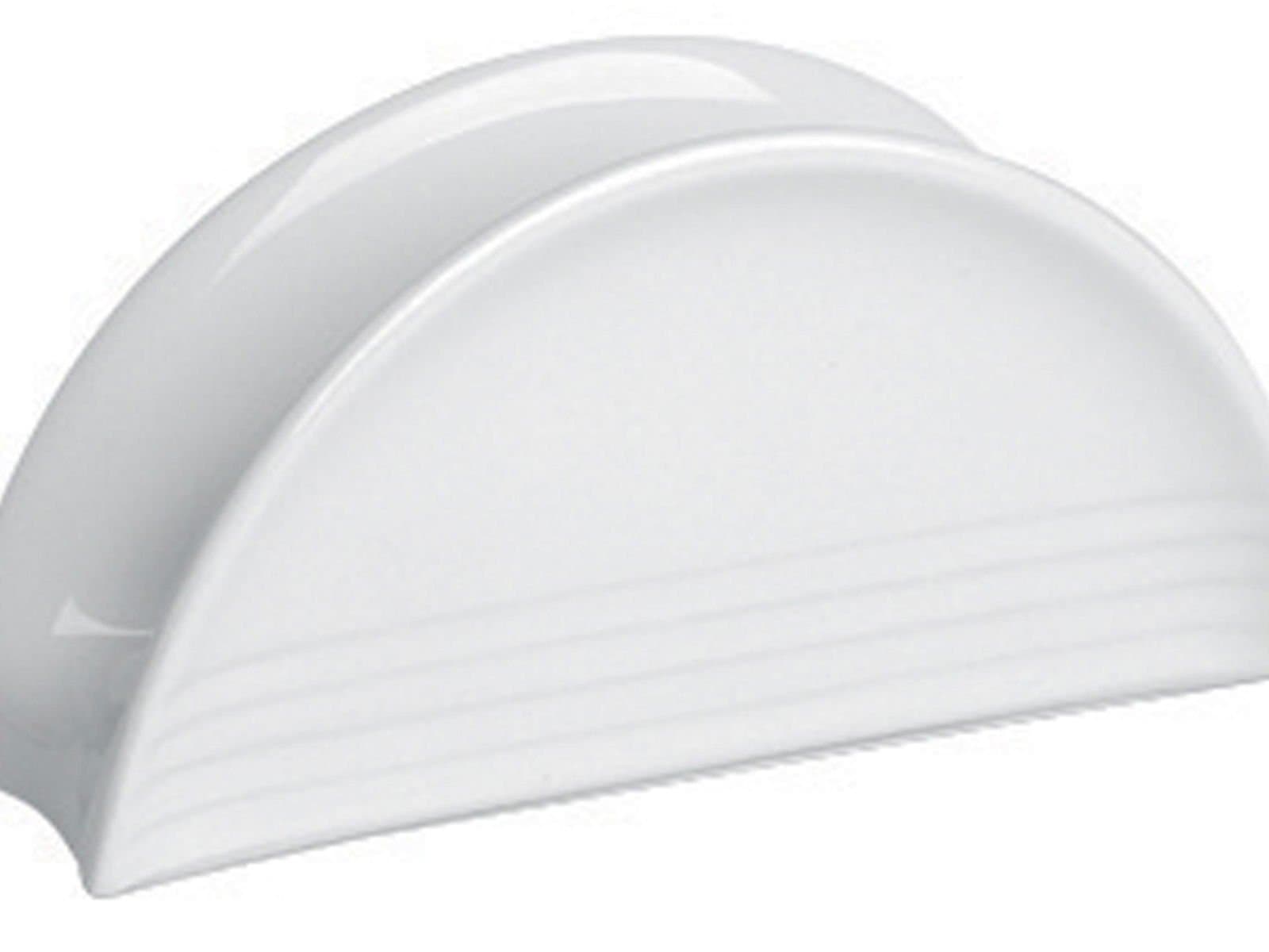Porland Focus White Napkin Holder 14cm 6 Pieces