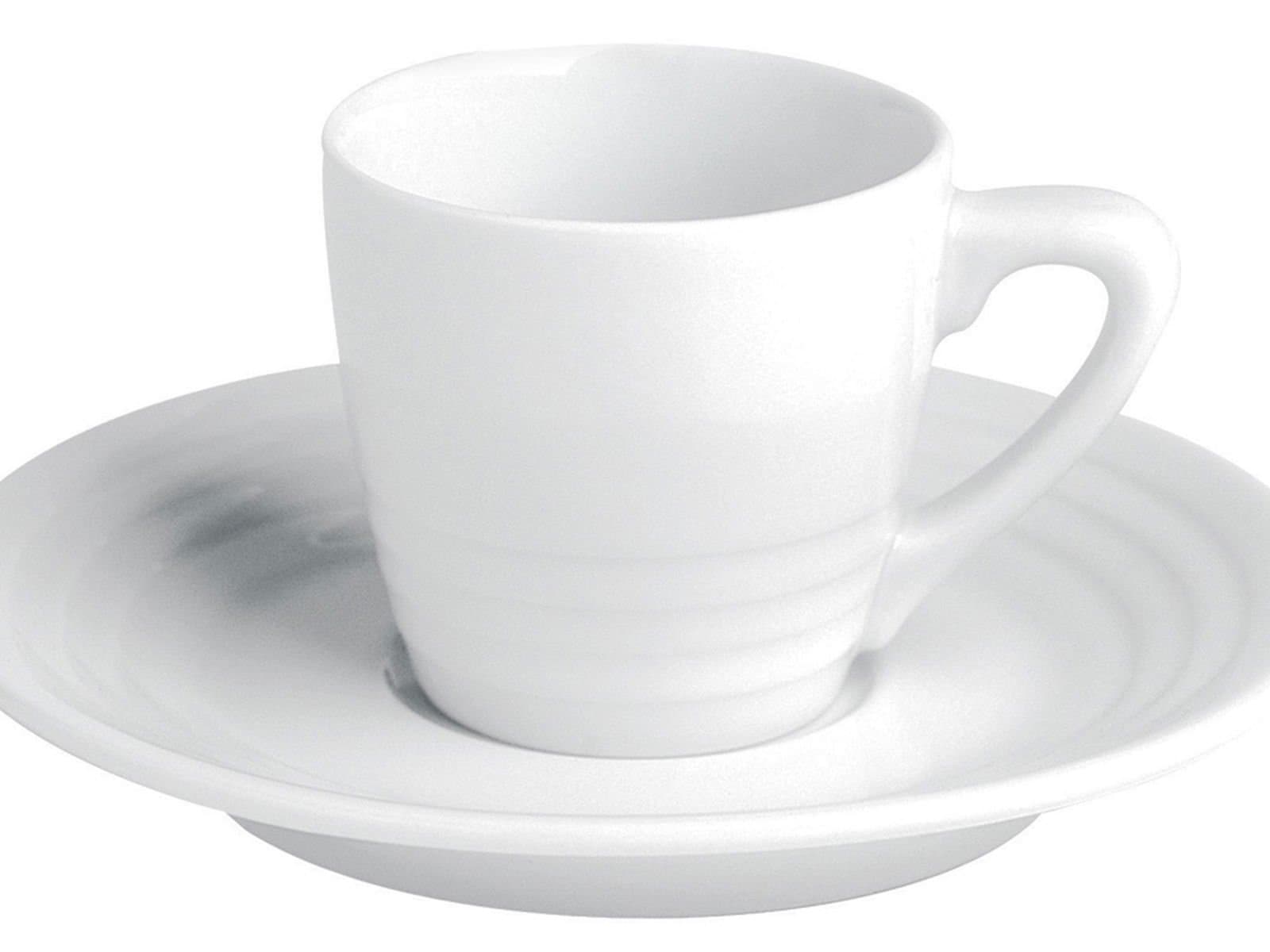 Porland Focus White Plated Coffee Cup 64cc 12 Pieces