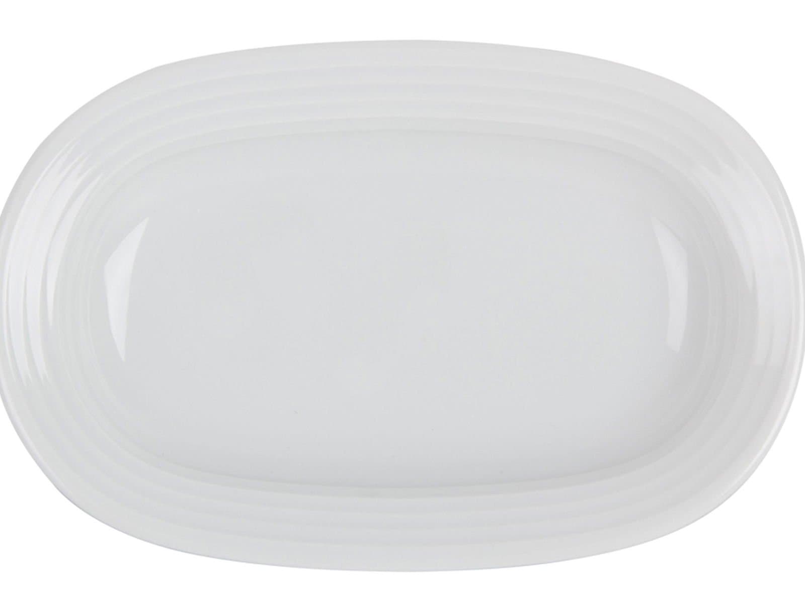 Porland Focus White Boat Plate 40cm 6 Pieces