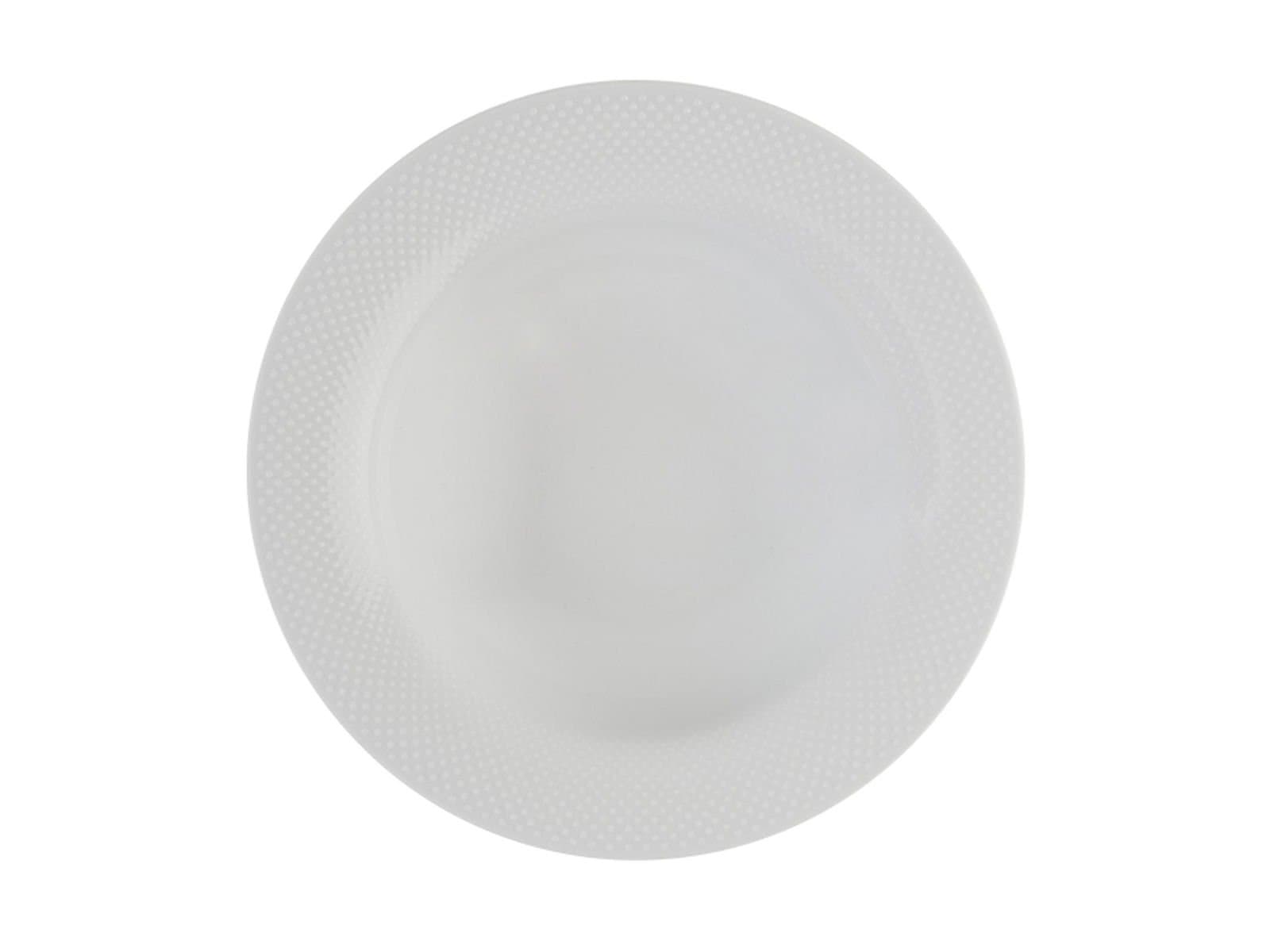 Porland Collet White Pattern 1 Deep Plate 30cm 6 Pieces