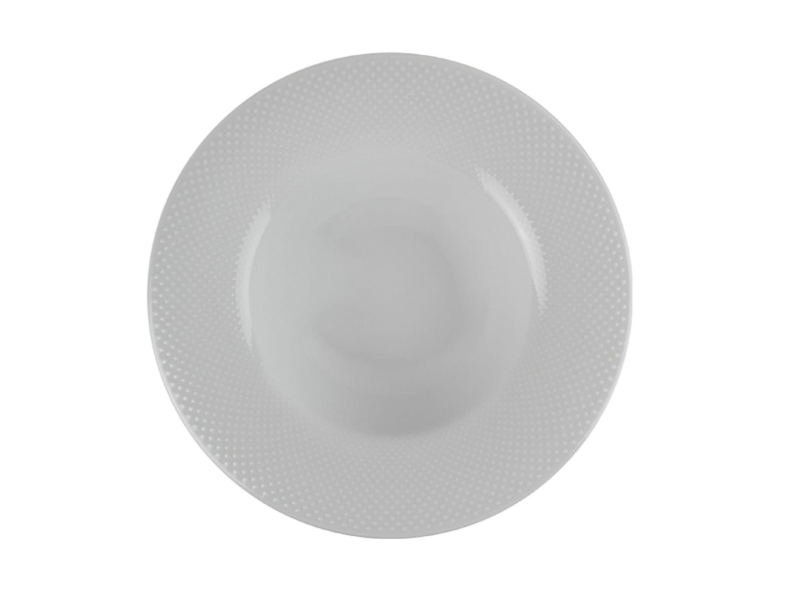 Porland Collet White Pattern 1 Deep Plate 27cm 6 Pieces