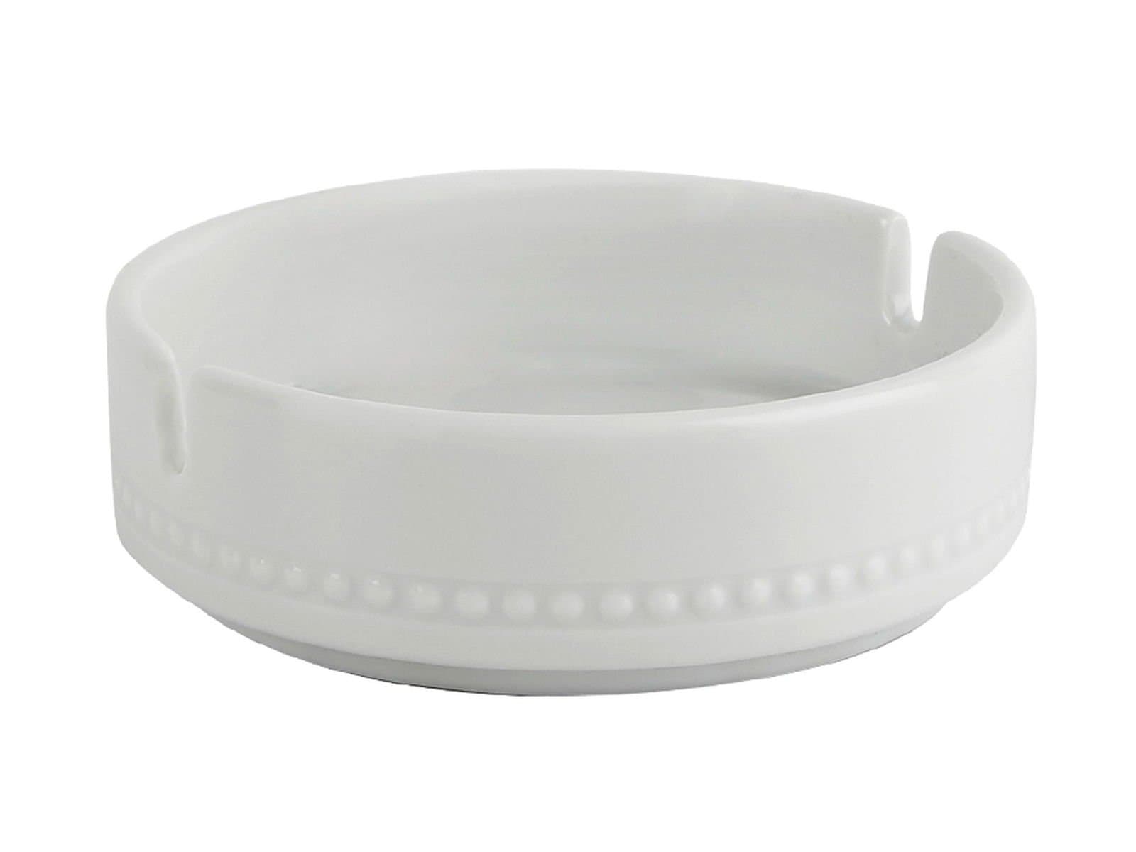 Porland Collet White Ashtray 10cm 6 pieces