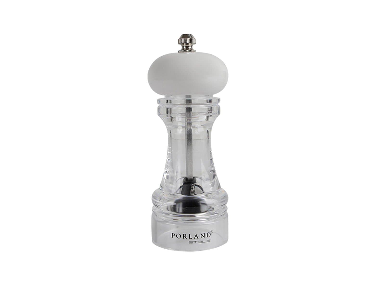Porland Orion White Pepper Mill 15cm