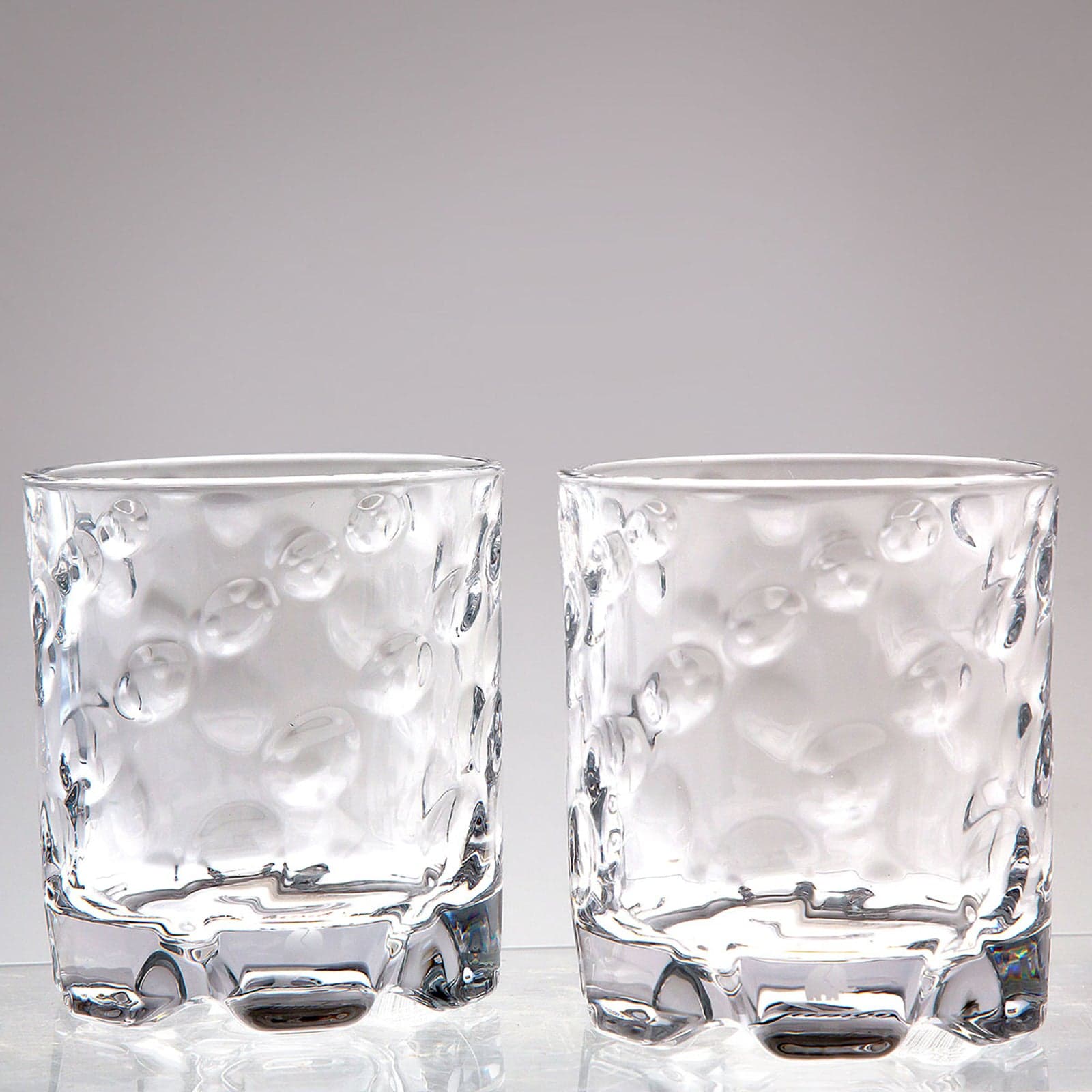 Jumbo Glory 2-Piece Wavy Whiskey Glass 250 ml