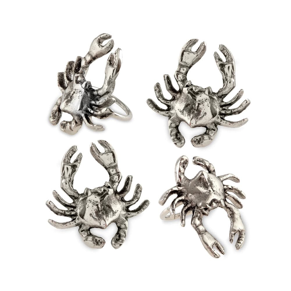 Jumbo Deep Sea Crab 4-Piece Napkin Ring