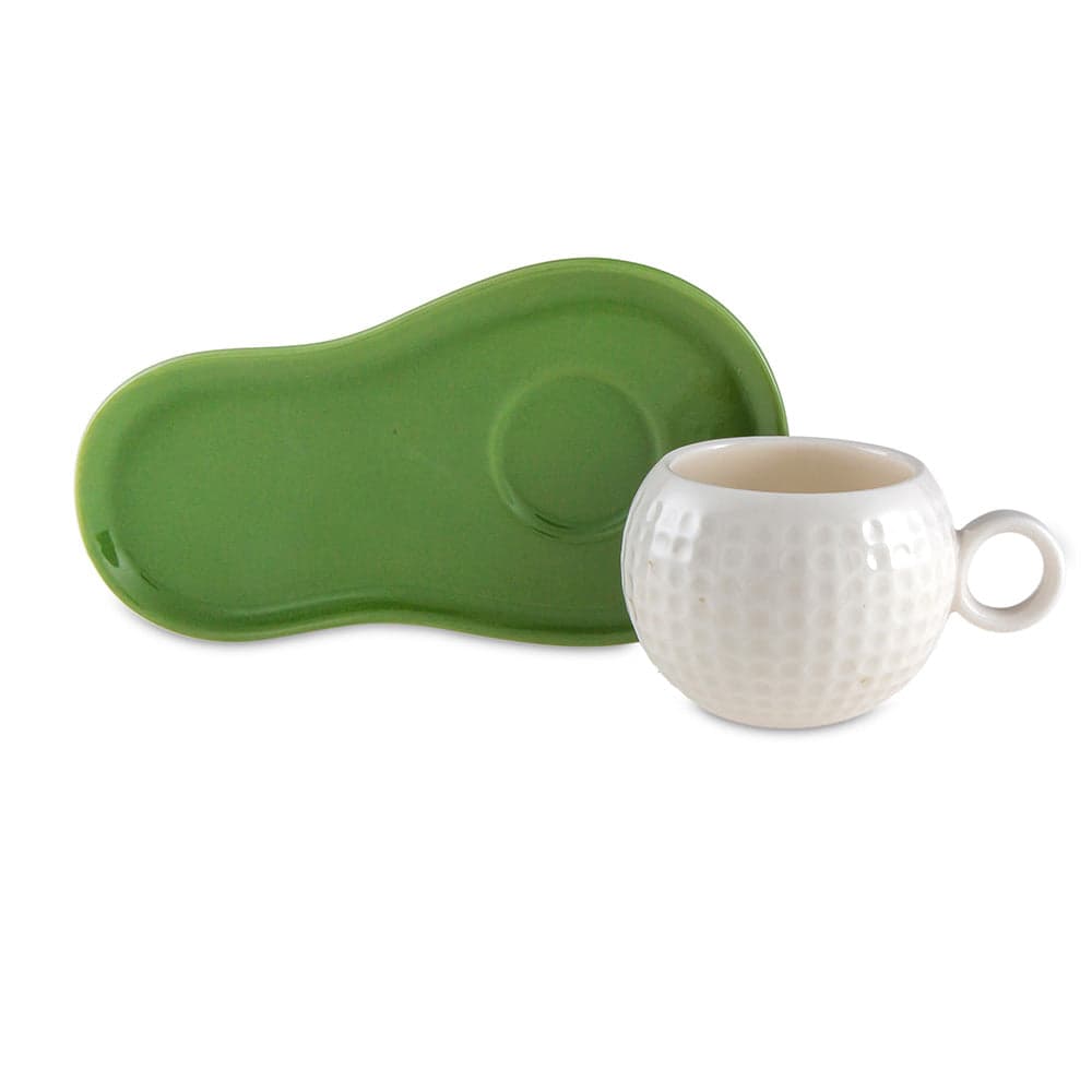 Jumbo Golf Line Single White/Green Cup Set