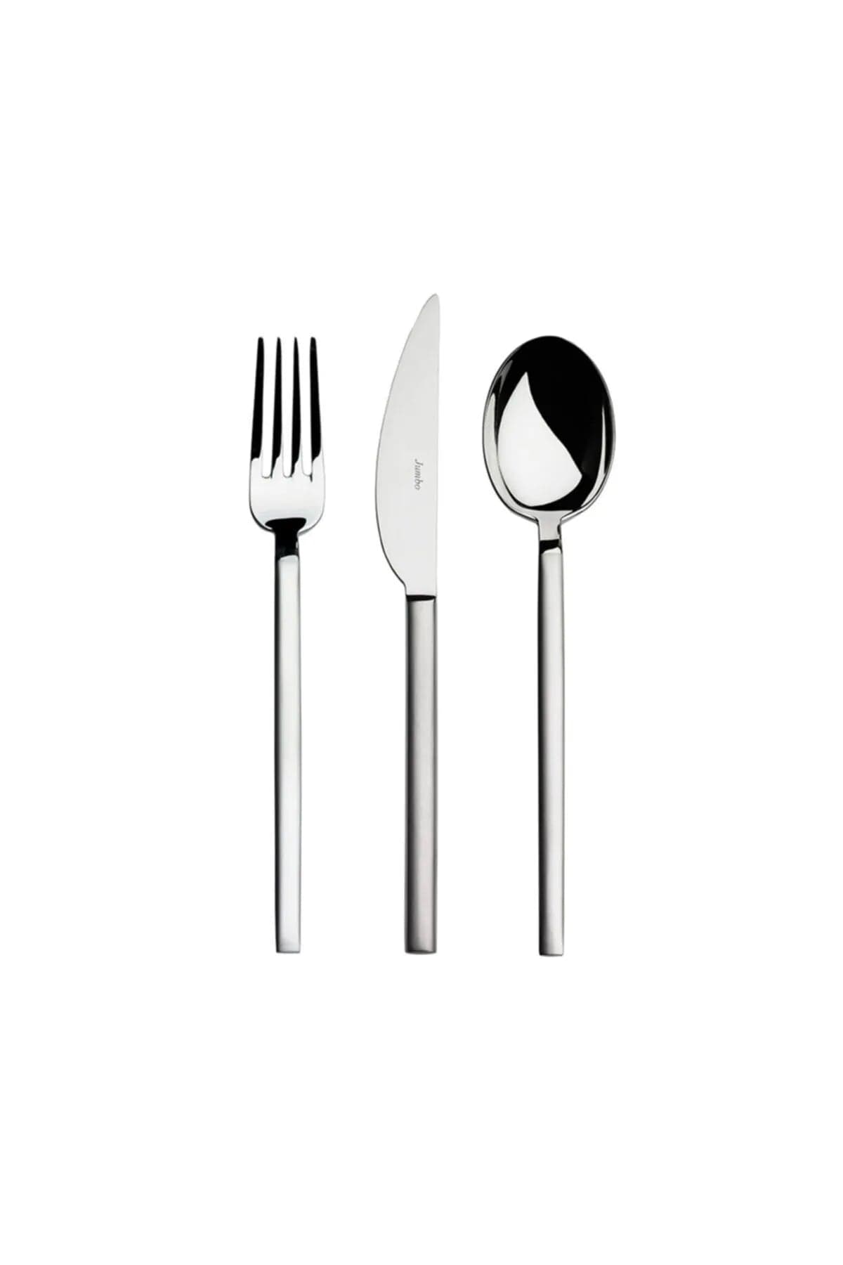 Jumbo 8100 Matt 12 Person 84 Piece Cutlery Set