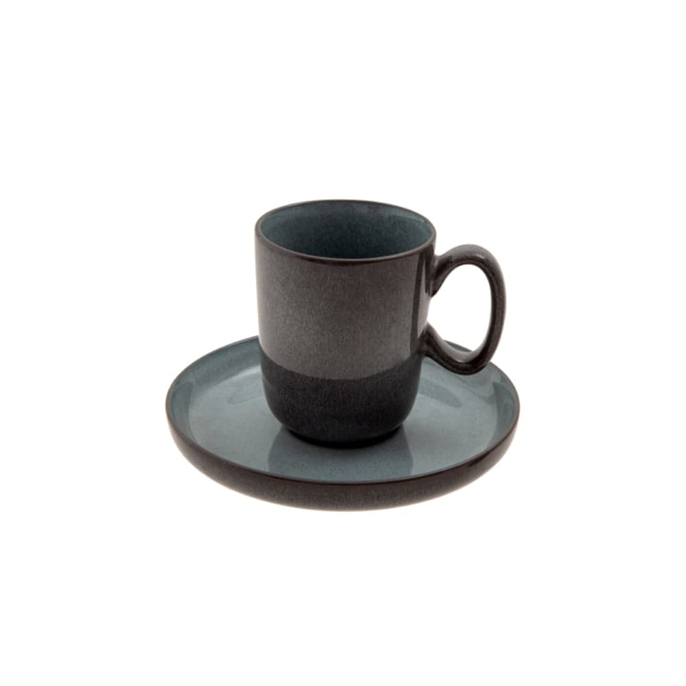 Jumbo Twin Blue Cup Saucer 12 cm